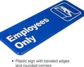 img 2 attached to Employees Only Sign Informative Plastic Retail Store Fixtures & Equipment