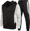 runcati tracksuit sweatshirt joggers sweatsuit men's clothing for active logo