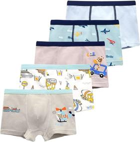 img 4 attached to 🦖 BOOPH Underwear Dinosaur Toddler: Vibrant Multicolored Boys' Clothing for Comfortable Underwear