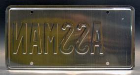 img 1 attached to 🚗 Seinfeld Assman License Plate: Authentic Metal Stamped Design for Fans