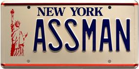 img 2 attached to 🚗 Seinfeld Assman License Plate: Authentic Metal Stamped Design for Fans