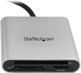 img 2 attached to 📸 StarTech.com USB 3.0 Flash Memory Multi-Card Reader/Writer with USB-C - Ultimate Card Compatibility & Integrated Cable (FCREADU3C)