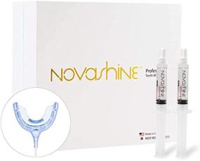 img 4 attached to 🦷 Enhanced Novashine Teeth Whitening Kit: Ultra-Blue LED Light, High Potency Peroxide Gel, Smartphone Compatibility, Travel-Friendly Bag