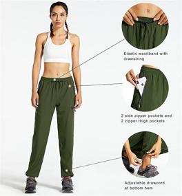 img 2 attached to 👖 Libin Women's Cargo Hiking Pants: Lightweight, Quick Dry Capris for Outdoor Activities with Zipper Pockets