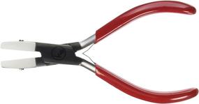 img 1 attached to 🔧 5.5 inch Nylon Covered Flat Jaw Pliers with 10mm Opening (3/8")