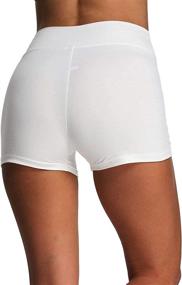 img 2 attached to 🩳 Pack of 2 Women's Cotton Yoga Shorts Pants by iloveSIA