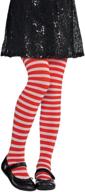 amscan red white striped tights логотип