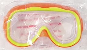 img 4 attached to Защитные очки для плавания Splash N, оранжево-желтые