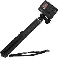 telesin selfie stick tripod: carbon fiber lightweight monopod for gopro, dji osmo, insta 360 & more logo
