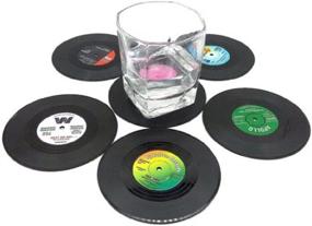 img 1 attached to 🍺 KOOTIPS Drink Coasters Gift Set - 6Pcs for Optimal Protection