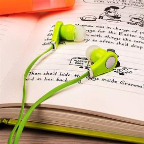 img 1 attached to 🎧 5 Pack of Kid-Friendly Earphones - Comfy and Vibrant Earbuds for Phones, Tablets, Laptops | Durable Headsets