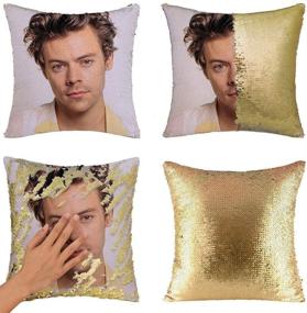 img 4 attached to Tiaronics Sequin Pillowcase Styles Decorative