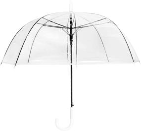 img 1 attached to ☔ Stay Dry in Style with R HORSE Transparent Waterproof Automatic Umbrellas