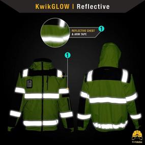 img 2 attached to 👷 Charlotte Visibility Detachable Construction Safety Vest by KwikSafety