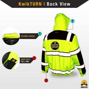 img 3 attached to 👷 Charlotte Visibility Detachable Construction Safety Vest by KwikSafety