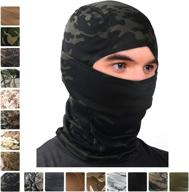 startaike camo balaclava face mask - uv protection, windproof, outdoor tactical mask for skiing, cycling, fishing, hunting logo