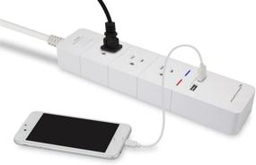 img 1 attached to WRLSS SMRT PWR STP/2 USB: Unleash Wireless, Smart Power with Dual USB Ports