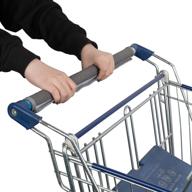 🛒 hygienic grocery shopping cart handle cover - universally fit, extra padded protector, sweat absorbent & machine washable logo