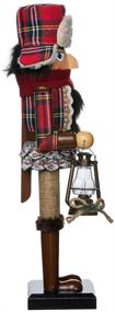 img 1 attached to 🎄 Authentic Kurt Adler 15" Wooden Woodsman Nutcracker: A Timeless Holiday Decor Piece