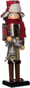 img 4 attached to 🎄 Authentic Kurt Adler 15" Wooden Woodsman Nutcracker: A Timeless Holiday Decor Piece