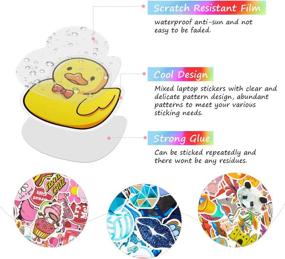 img 2 attached to 🔥 300-Piece Mixed Water Bottle Stickers | Colorful, Durable Vinyl Laptop Stickers | Aesthetic & Waterproof Trendy Decals for Water Bottles, Laptop Decoration – Mixed Styles