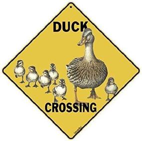 img 2 attached to 🦆 Bold and Vivid: Crossings Duck Crossing Caution Yellow Sign Delivers Safety Message Loud and Clear