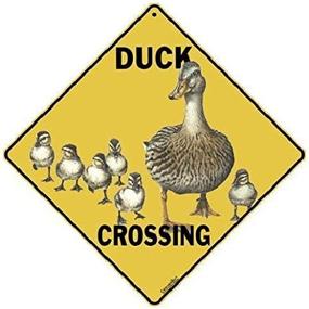 img 3 attached to 🦆 Bold and Vivid: Crossings Duck Crossing Caution Yellow Sign Delivers Safety Message Loud and Clear