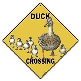 img 1 attached to 🦆 Bold and Vivid: Crossings Duck Crossing Caution Yellow Sign Delivers Safety Message Loud and Clear