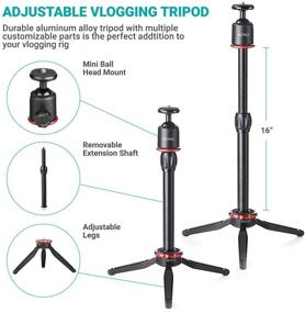 img 2 attached to 📹 Улучшите свои видеоролики на смартфоне с набором для видео Movo SmartCine Tripod Bundle - комплект Tripod, микрофон, свет, линзы - идеально подходит для TIK Tok, блоггинга, макияжа, обучающих видео и YouTube - совместим с iPhone и Android