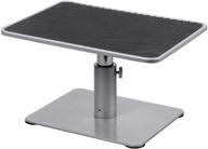 monoprice universal monitor riser stand - silver: elevate your monitor by 4.7 to 6.7 inches - workstream collection logo