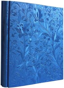 img 4 attached to 📸 600-Pockets Leather Cover Photo Album 4x6 with Large Capacity for Baby, Family, Wedding, and Anniversary - Blue