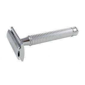 img 1 attached to Classic Chrome Double Edge Safety Razor - Optimized for Your Shaving Experience