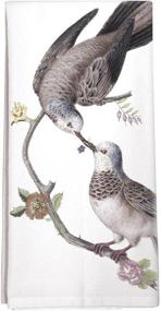 img 1 attached to 🦜 Delight in our Montgomery Street Love Birds Cotton Flour Sack Dish Towel