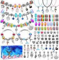 🎁 thrilez 90-piece diy charm bracelet making kit for girls – perfect gift for ages 7-12, includes jewelry beads and bracelet charms – ideal for girls, kids, teens, and adults logo