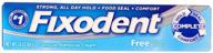 🦷 pack of 5 fixodent free denture adhesive cream, 2.40 oz each logo