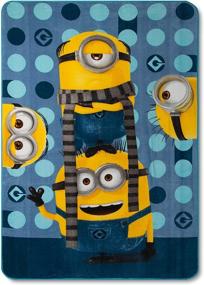 img 1 attached to Despicable Minions Yellow Blue Blanket