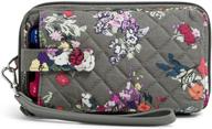 stylish and sustainable: shop vera bradley's recycled smartphone protection women's handbags & wallets with wristlets logo