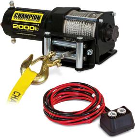 img 4 attached to 🔋 Champion Power Equipment-12003 ATV/UTV Winch Kit, 2000-lb: Unleash Your Vehicle's Full Potential with this Versatile and Reliable Winch Kit