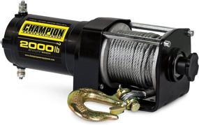 img 1 attached to 🔋 Champion Power Equipment-12003 ATV/UTV Winch Kit, 2000-lb: Unleash Your Vehicle's Full Potential with this Versatile and Reliable Winch Kit