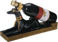 egyptian anubis wine bottle holder logo