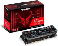 powercolor red devil amd radeon rx 6700 xt игровая видеокарта 12 гб gddr6 памяти, amd rdna 2, raytracing, pcie 4.0, hdmi 2.1, amd infinity cache логотип