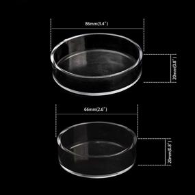 img 3 attached to 🦐 2PCS Aquarium Shrimp Feeding Dish Bowls - Fish Tank Shrimp Feeder Round Water Food Dish Bowl by Senzeal