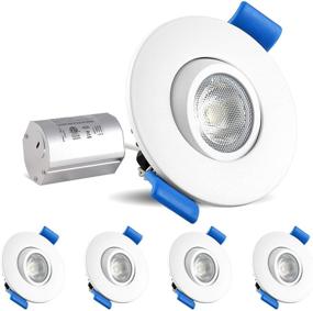 img 4 attached to 💡 Industrial Electrical Lighting Components: Luxrite Recessed Junction Dimmable Downlight