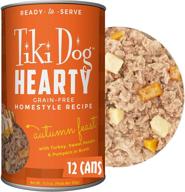 🐶 tiki dog hearty wet whole food: grain-free homemade recipe, ready to serve - 12.5 oz, 12 cans logo