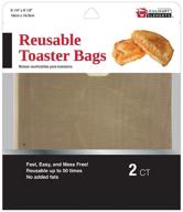 🥪 toaster & toaster oven grilled cheese bags by culinary elements (2 count): 1 pack / 2 reusable bags logo