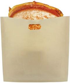 img 2 attached to 🥪 Toaster & Toaster Oven Grilled Cheese Bags by Culinary Elements (2 count): 1 pack / 2 reusable bags