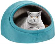 washable cat house cave with anti-slip & water-resistant bottom - autokcan cat beds for indoor small cats, puppy, kitten under 9lb logo