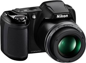 img 1 attached to 📷 Nikon Coolpix L340 20.2 Megapixel Digital Camera with 28x Optical Zoom and 3.0-Inch LCD Screen (Black)