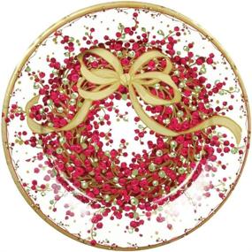 img 1 attached to 🎄 Delightful Christmas Dessert Plates with Pepperberry Design: Festive Supplies for the Festive Season