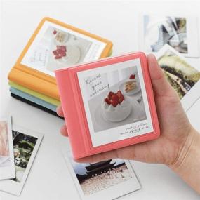 img 2 attached to 📸 Instax Square Photo Album Fujifilm Instant Film 29 Pockets - Set of 2 (Blue/Pink): Organize and Preserve Your Memories in Style!